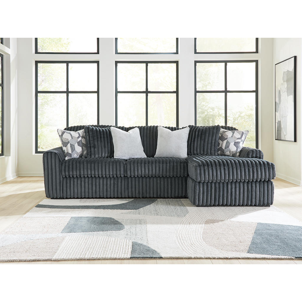 Midnight-Madness 2-Piece Sectional Sofa Chaise Signature Design by Ashley® Living Room