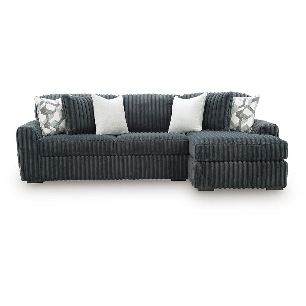 Midnight-Madness 2-Piece Sectional Sofa Chaise Signature Design by Ashley® Living Room
