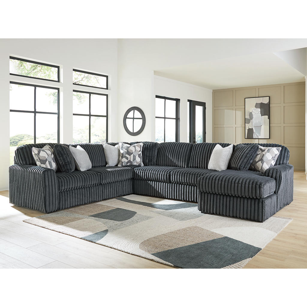 Midnight-Madness 4-Piece Sectional with Chaise Signature Design by Ashley® Living Room