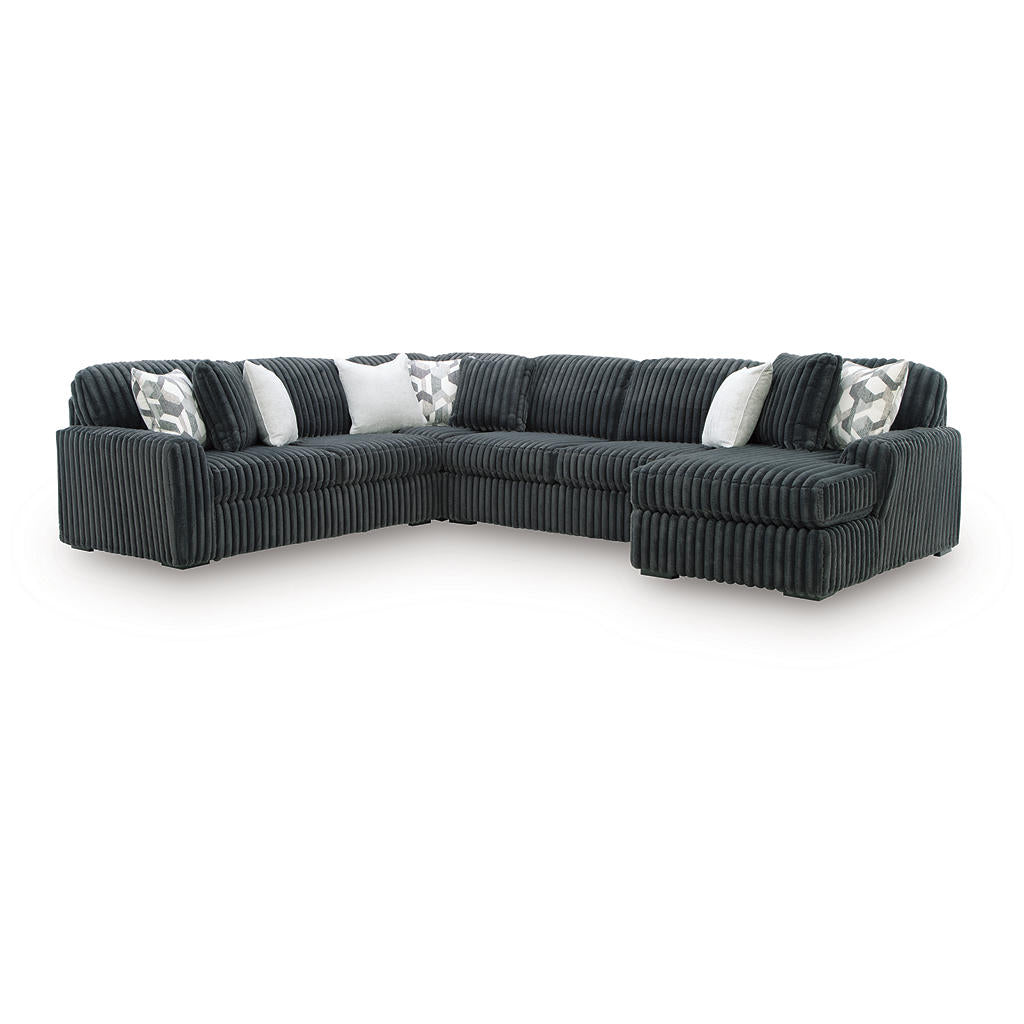 Midnight-Madness 4-Piece Sectional with Chaise Signature Design by Ashley® Living Room