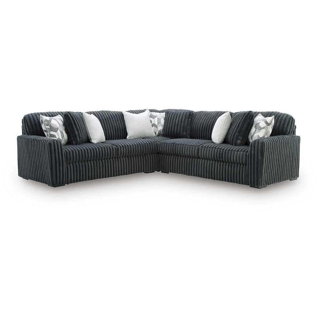 Midnight-Madness 3-Piece Sectional Signature Design by Ashley® Living Room