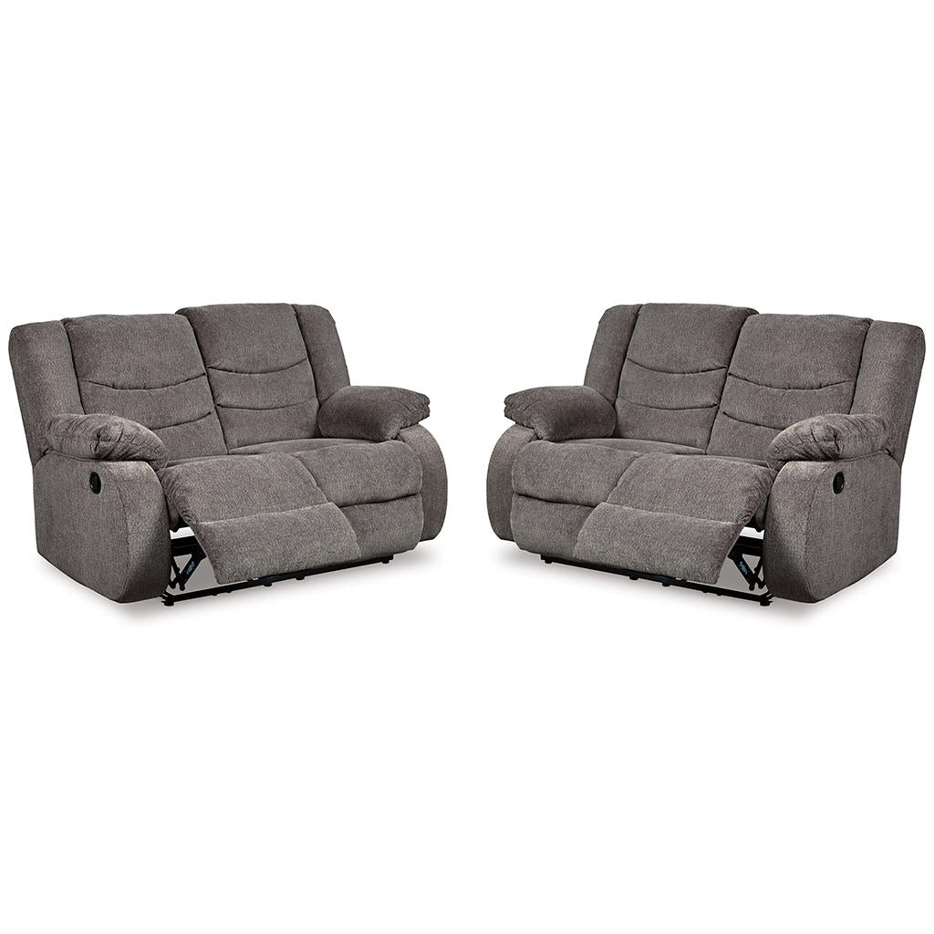 Tulen Set of 2 Reclining Loveseats Signature Design by Ashley® Uncategorized