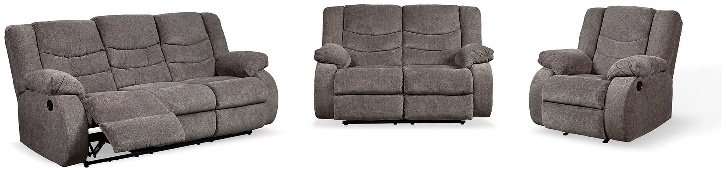 Tulen Reclining Sofa, Loveseat and Recliner