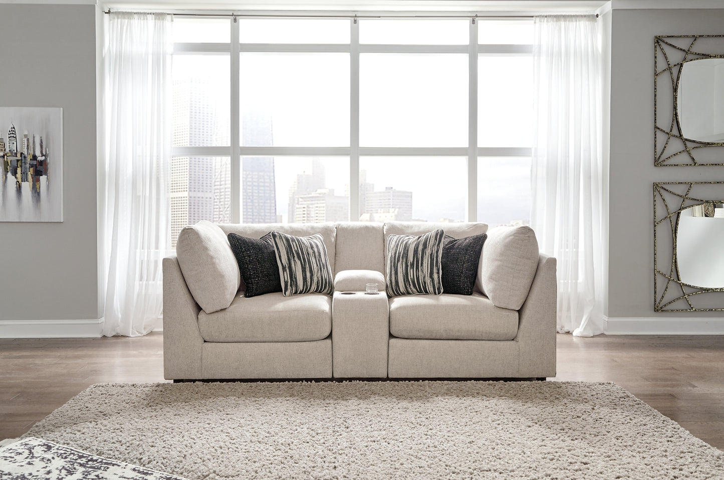 Kellway 3-Piece Sectional Loveseat