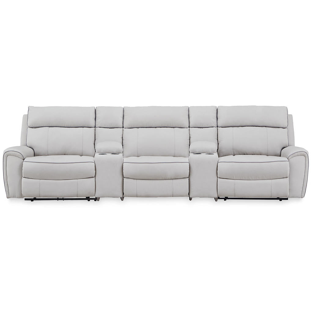 Social Pointe 5-Piece Power Reclining Sectional Signature Design by Ashley® Living Room