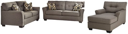 Tibbee Sofa and Loveseat with Chaise