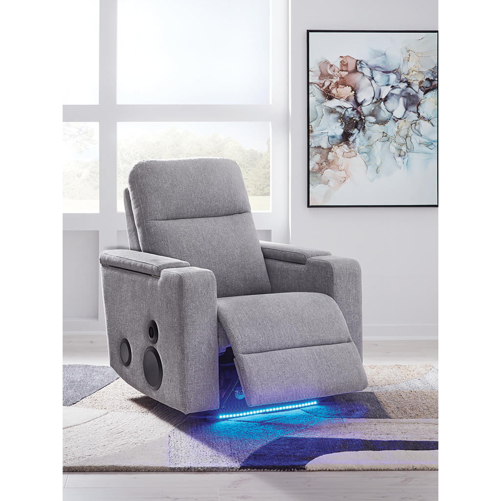 Pineland Power Glider Recliner with Audio System Signature Design by Ashley® Living Room
