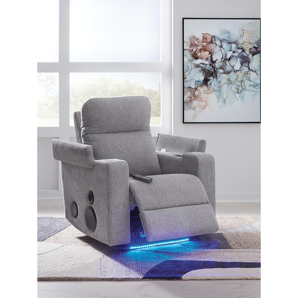 Pineland Power Glider Recliner with Audio System Signature Design by Ashley® Living Room
