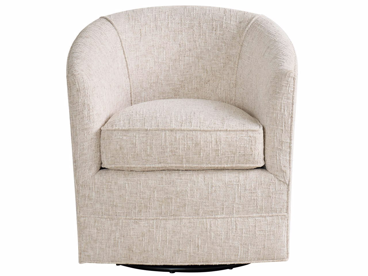Universal Furniture Burke Swivel Chair — Rani Arctic — Burke Collection