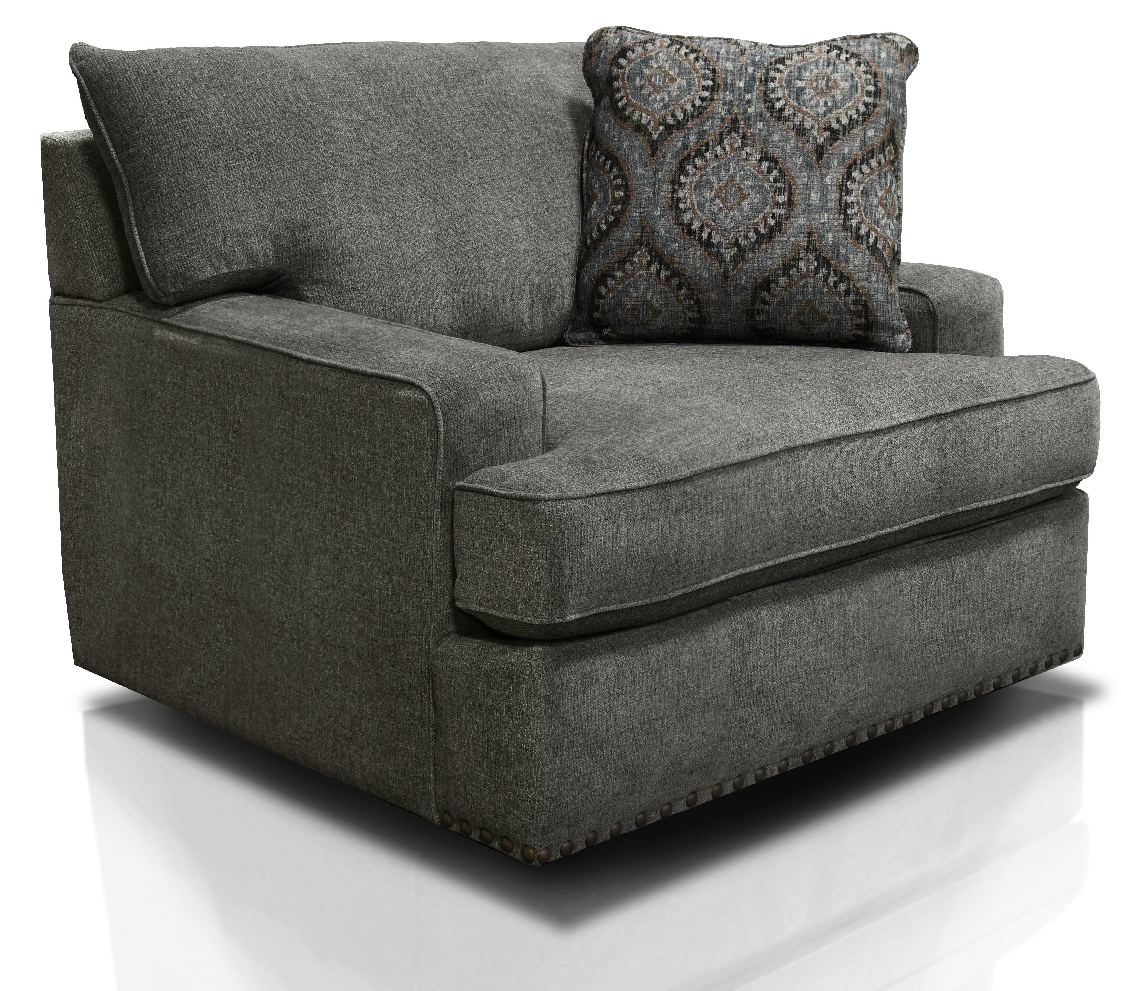 Emerson Swivel Glider with Nails