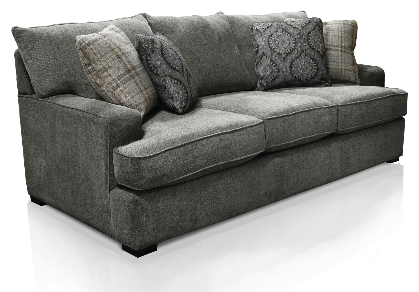 Emerson Large Ottoman with Nails