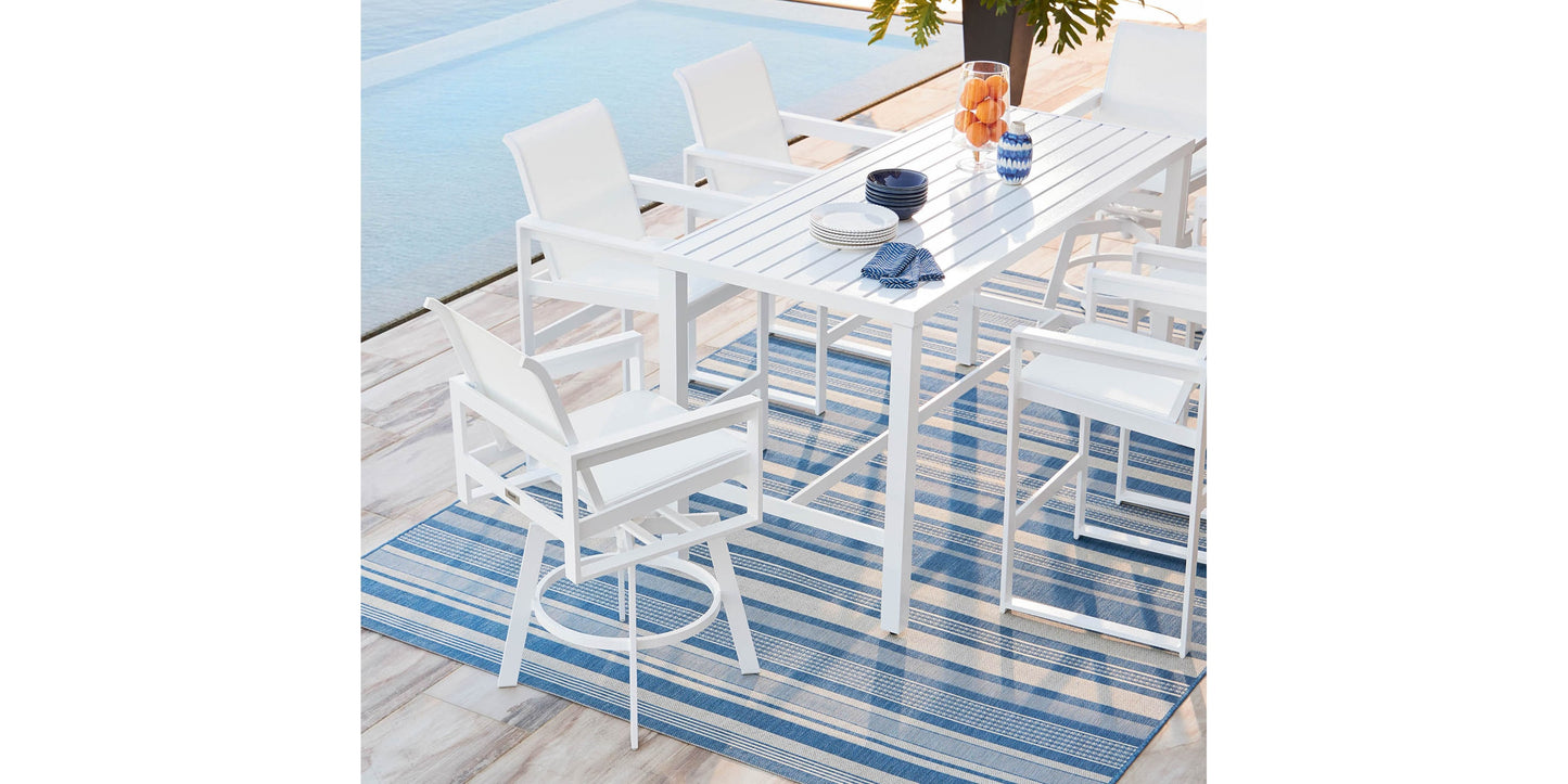 Bonavista Outdoor Rectangle Bar & Counter Dining Table Bassett