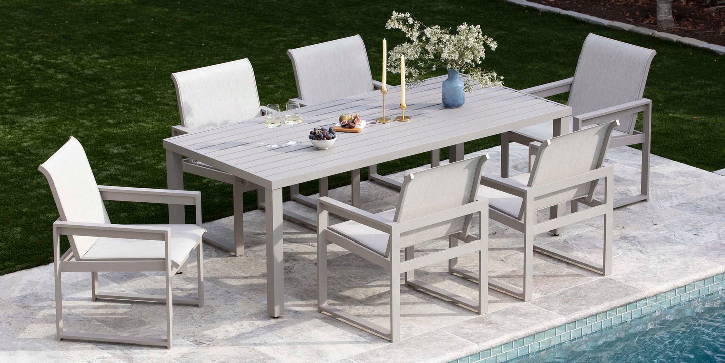 Bonavista Outdoor Track Arm Dining Chair Bassett