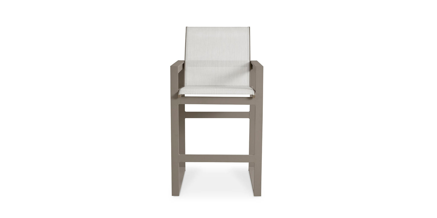 Bonavista Outdoor Track Arm Bar Stool Bassett