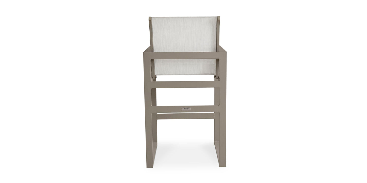 Bonavista Outdoor Track Arm Bar Stool Bassett