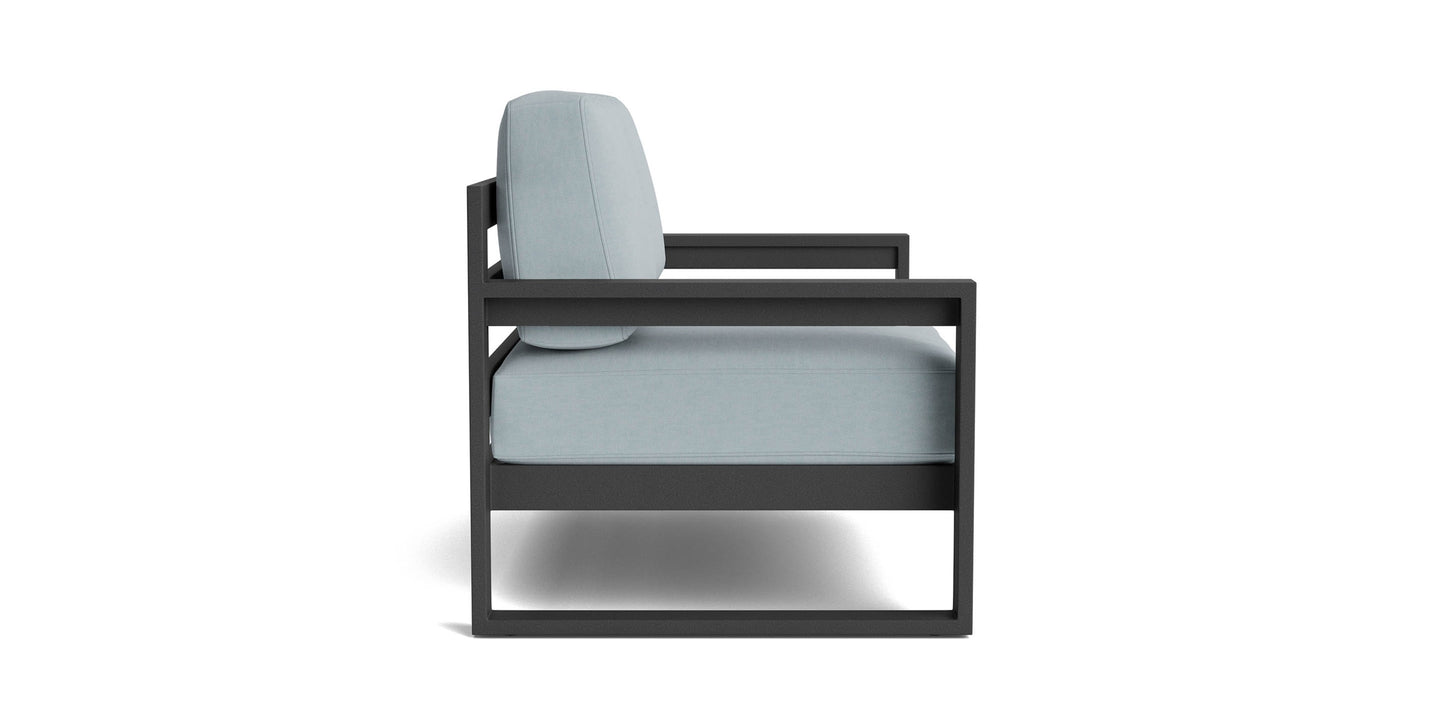 Bonavista Outdoor Track Arm Loveseat Bassett