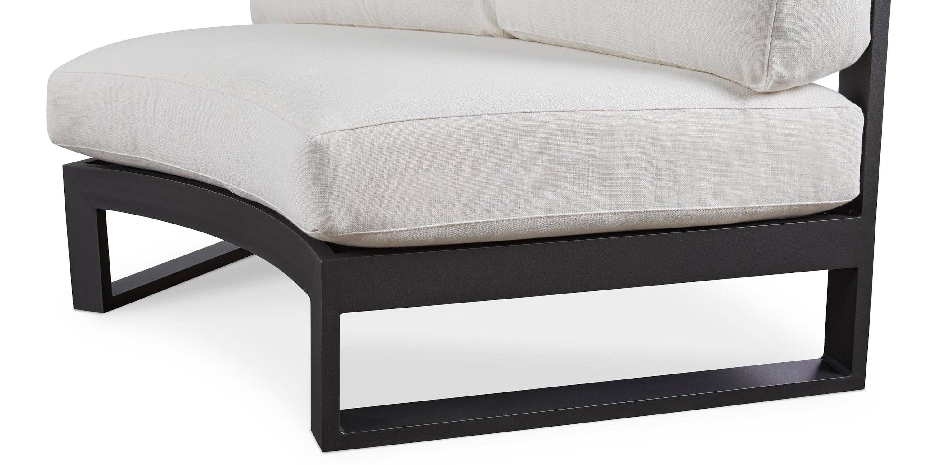 Bonavista Outdoor Curved Armless Sectional Bassett