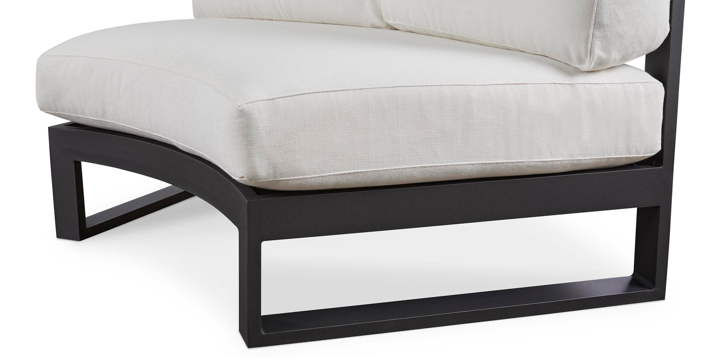 Bonavista Outdoor Curved Armless Sectional Bassett