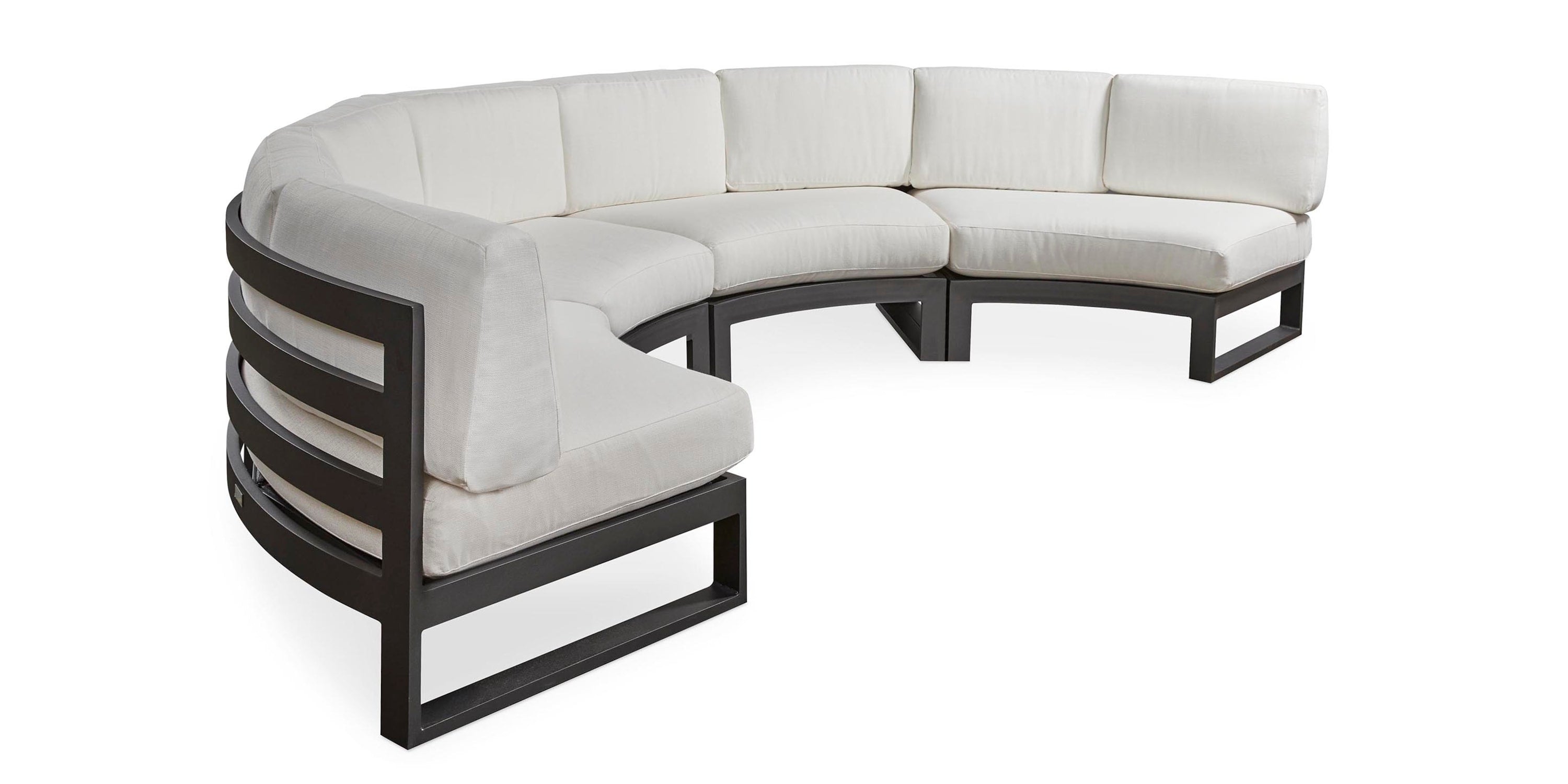 Bonavista Outdoor Curved Armless Sectional Bassett