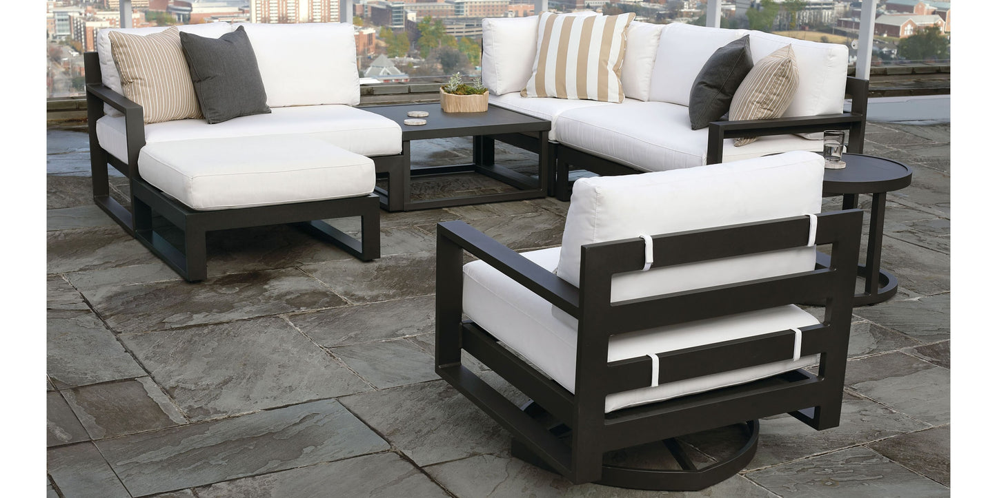 Bonavista Outdoor Track Arm Sectional Bassett