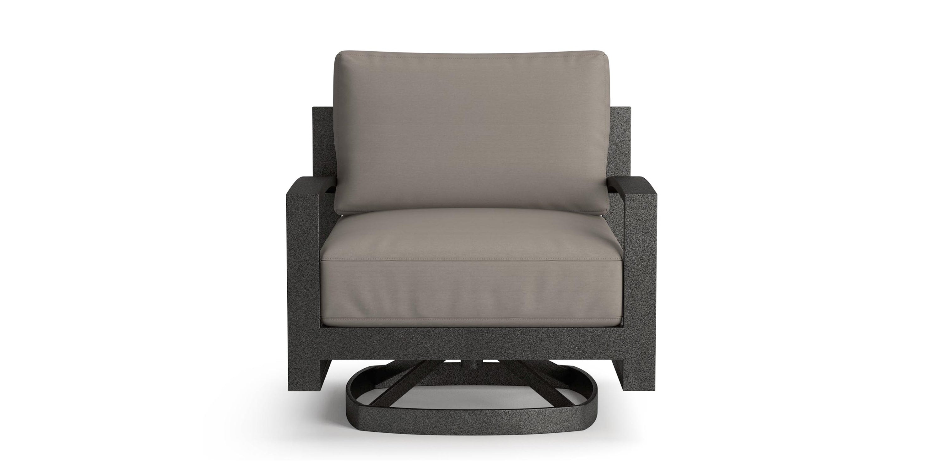 Bonavista Outdoor Arched Arm Swivel Rocker Bassett