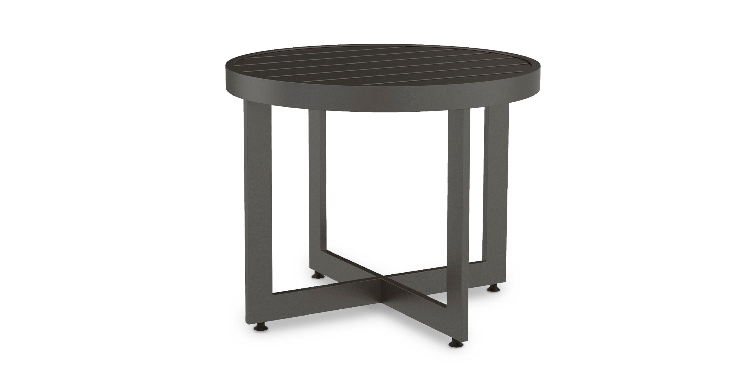 Walker Outdoor Round End Table Bassett Outdoor