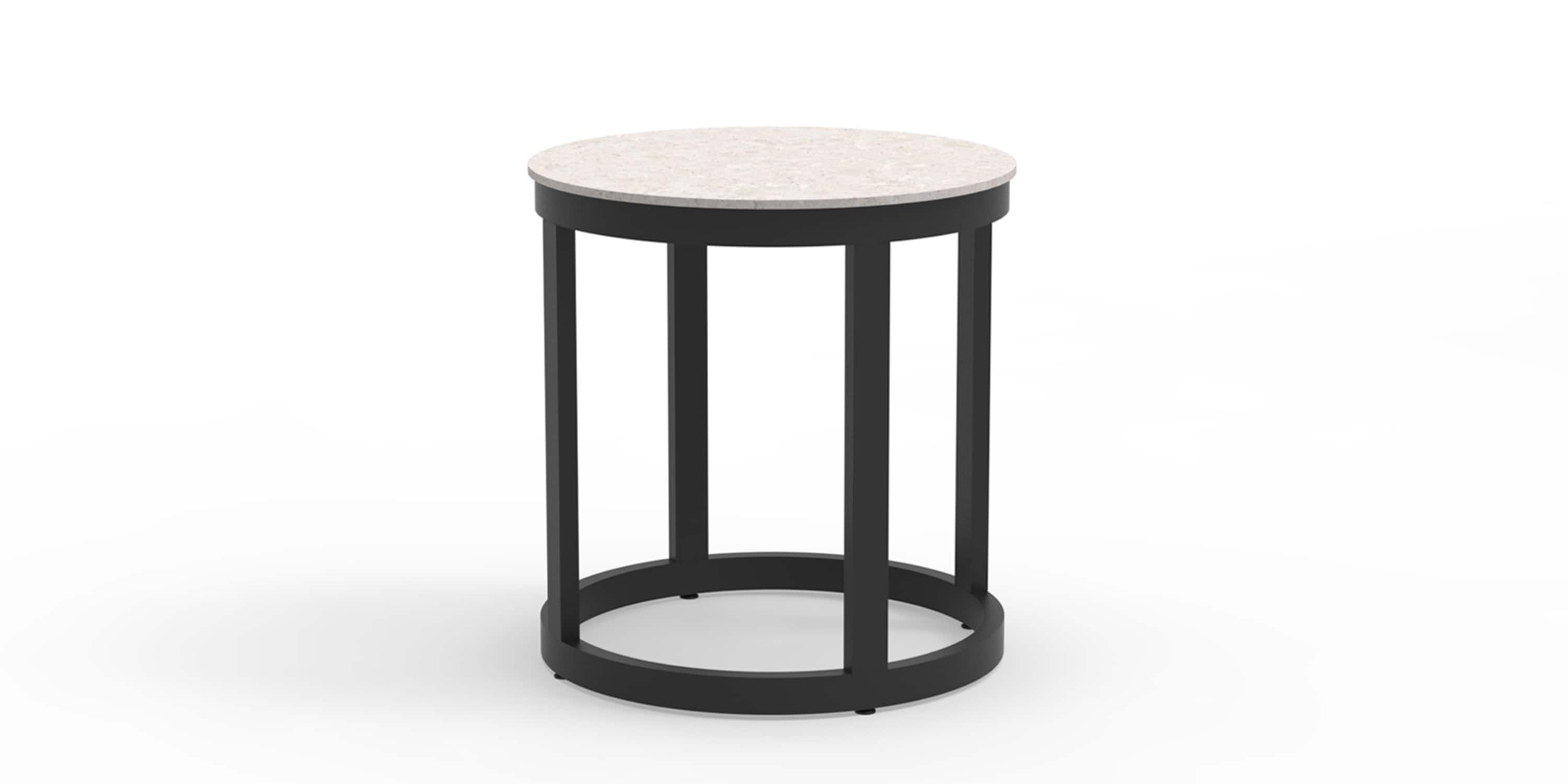 Greyson Outdoor Round End Table Bassett