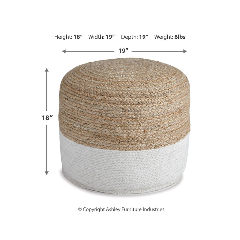 Sweed Valley Pouf Signature Design by Ashley® Home Accents