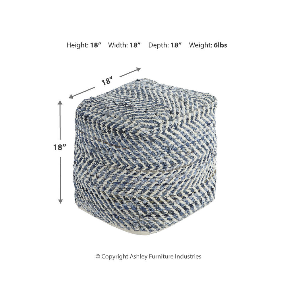 Chevron Pouf Signature Design by Ashley® Home Accents