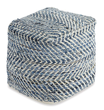 Chevron Pouf Signature Design by Ashley® Home Accents