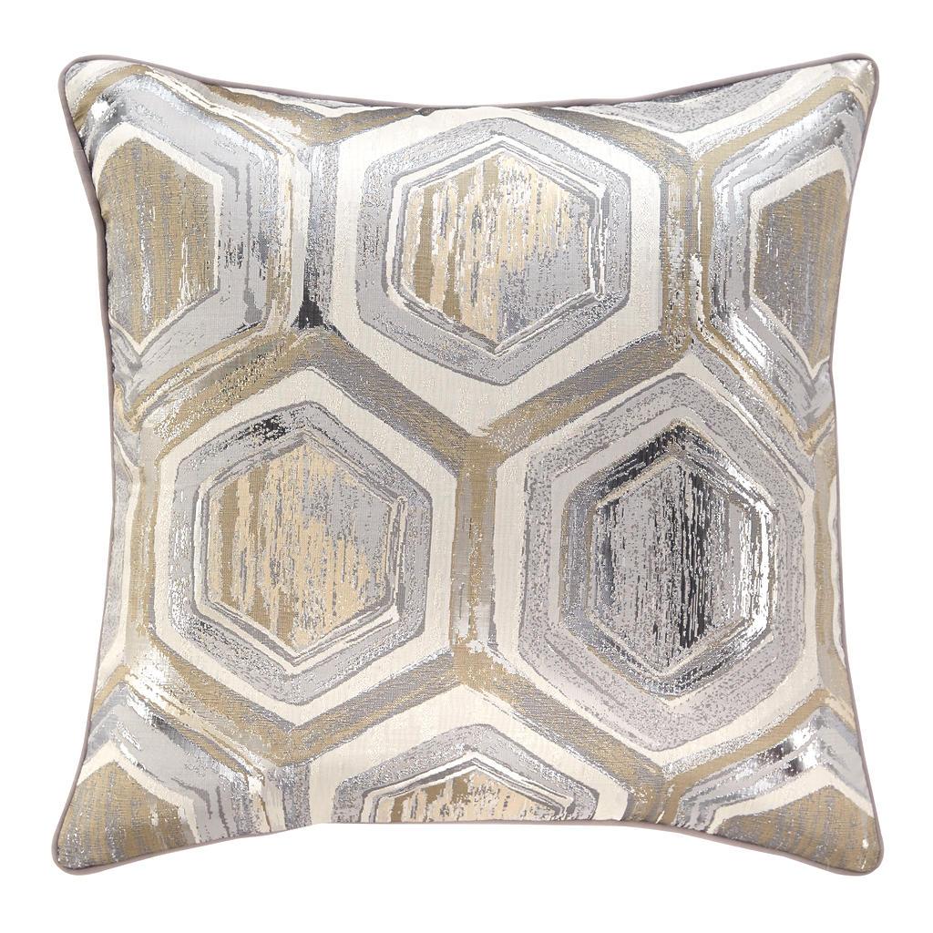 Meiling Pillow Set of 4 — Metallic Shimmer, Washable Covers Signature Design by Ashley® Accent Pillows
