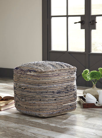 Absalom Pouf Signature Design by Ashley® Home Accents