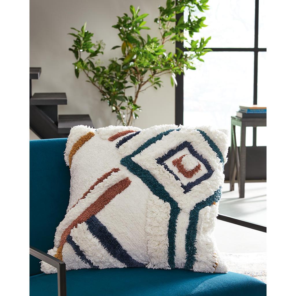 Evermore Pillow Set of 4 — Handwoven Multi Signature Design by Ashley® Accent Pillows