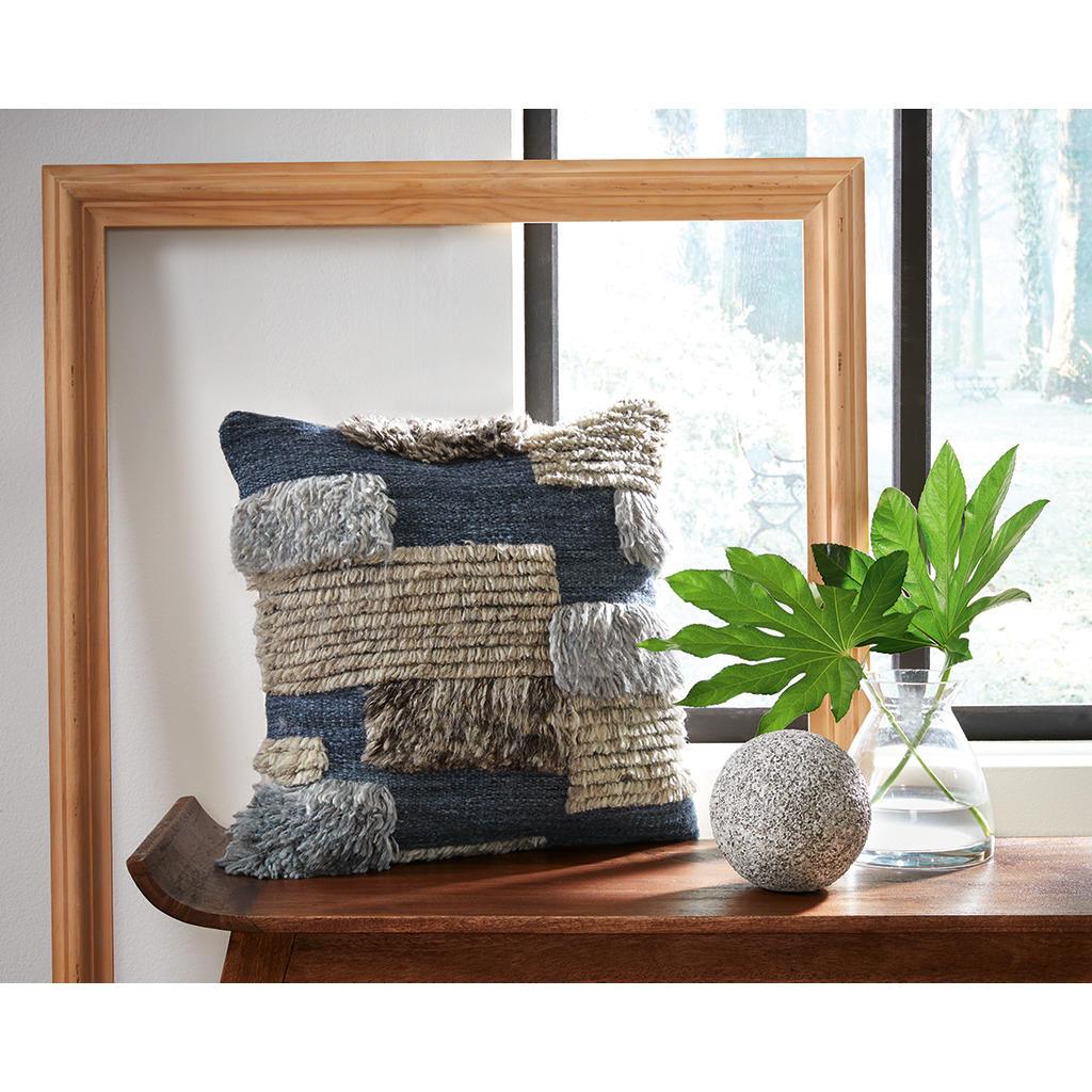 Gibbend Pillow Set of 4 — Blue/Gray/White Signature Design by Ashley® Accent Pillows