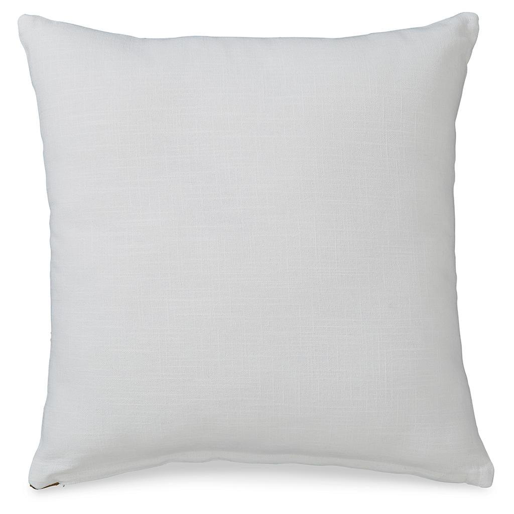 Longsum Pillow Set of 4 — Embroidered Black, White and Honey Signature Design by Ashley® Accent Pillows