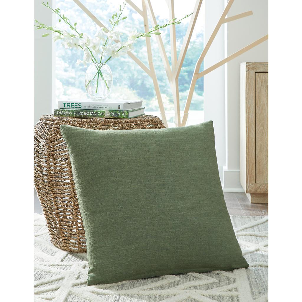 Thaneville Pillows — Green Linen Blend, Set of 4 Signature Design by Ashley® Accent Pillows