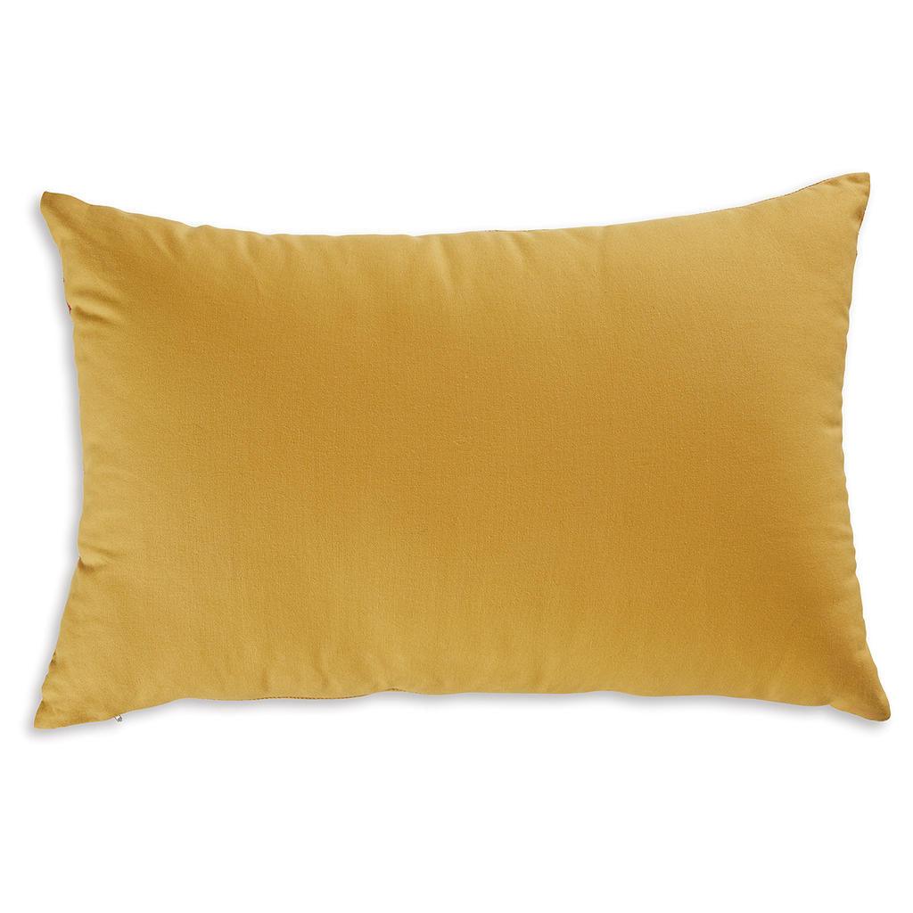 Varness Pillow Set of 4 — Embroidered Multi on White Signature Design by Ashley® Accent Pillows