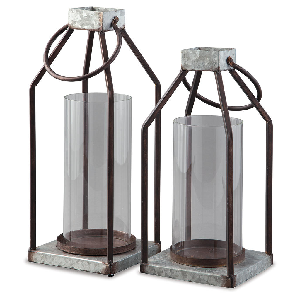 Diedrick Lantern (Set of 2) Signature Design by Ashley® Home Accents