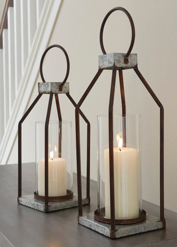 Diedrick Lantern (Set of 2) Signature Design by Ashley® Home Accents