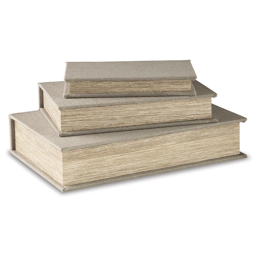 Jolina Box Set of 3 — Linen Signature Design by Ashley® Home Accents