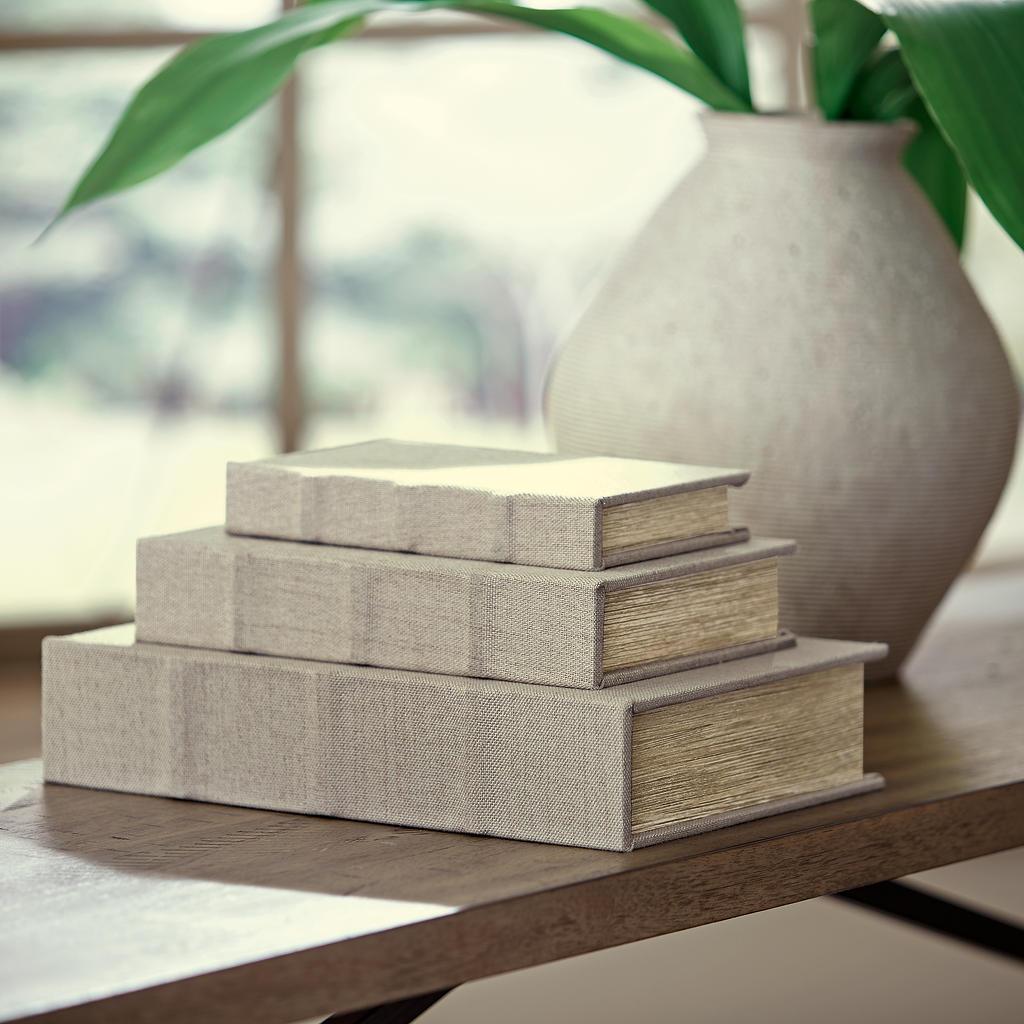 Jolina Box Set of 3 — Linen Signature Design by Ashley® Home Accents