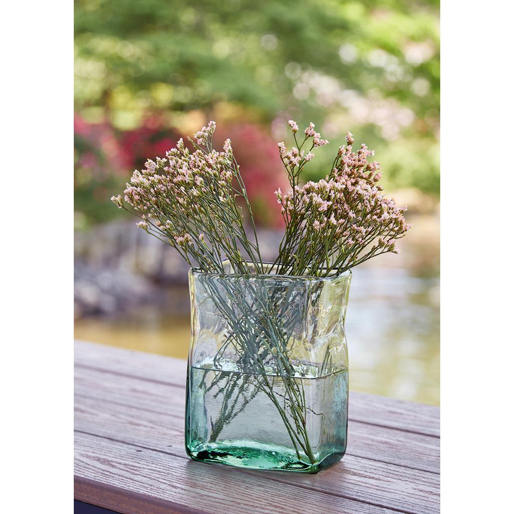Taylow Vase Set of 3 — Green Glass, 8 Inch Signature Design by Ashley® Home Accents