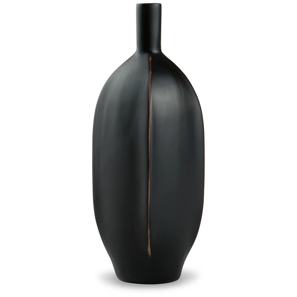 Rhaveney Vase Set of 3 — Black, 9.45 Inch Signature Design by Ashley® Home Accents