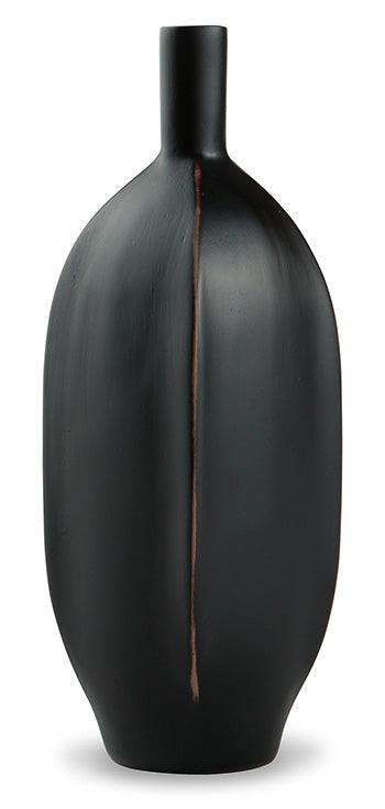 Rhaveney Vase Set of 3 — Black, 9.45 Inch Signature Design by Ashley® Home Accents