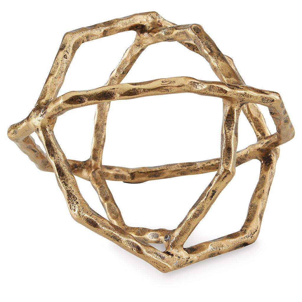 Laddington Sculpture Set of 2 — Antique Brass Signature Design by Ashley® Home Accents