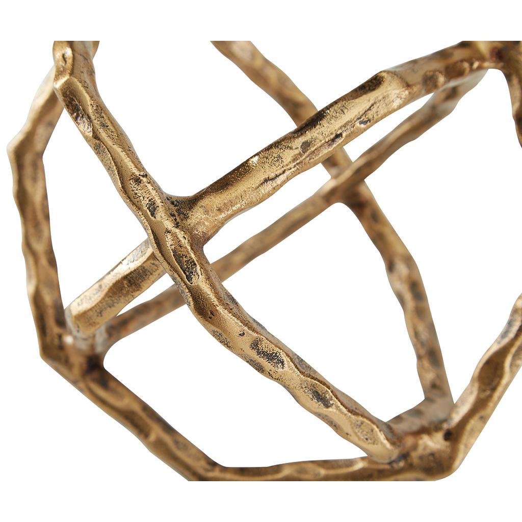Laddington Sculpture Set of 2 — Antique Brass Signature Design by Ashley® Home Accents