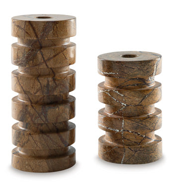 Emsleyfield Candle Holder Set (Set of 2) Signature Design by Ashley® Home Accents