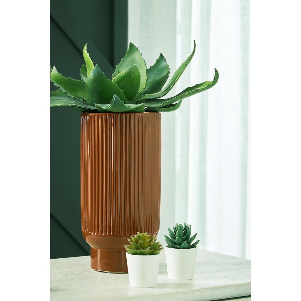 Avalyah Vase Set of 2 — Burnt Umber, 12-Inch Tall Signature Design by Ashley® Home Accents
