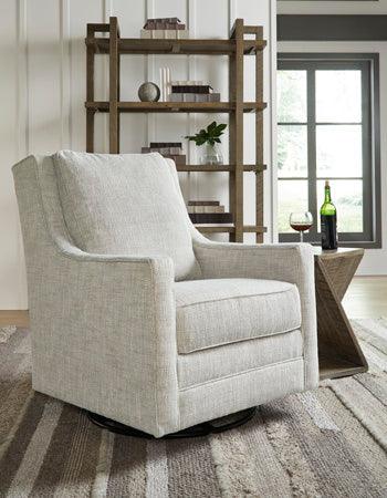 Kambria Swivel Glider Accent Chair — Fog Signature Design by Ashley® Living Room