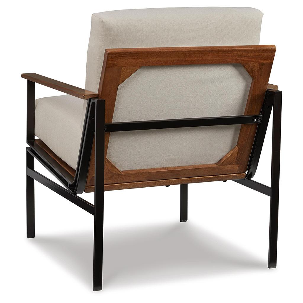 Tilden Accent Chair — Ivory on Bronze-Tone Metal Signature Design by Ashley® Living Room